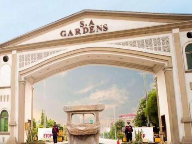 Good Location Best price plot in Arslan Block SA Garden Lahore SA Garden ID 06342