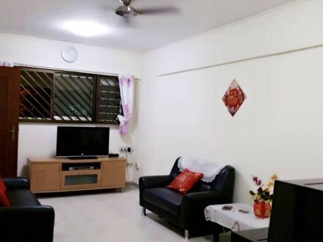 Good size Common room, 1 or 2 pax, Near Chinese Garden Mrt and Garden, Near Shops, Food etc.