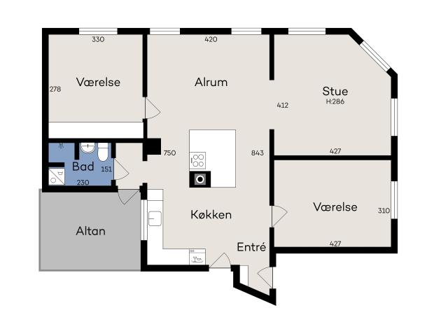 1440 Godthåbsvej 17, 3. Th Frederiksberg Svømmehalskvarteret – Fantastisk smuk herskabslejlighed med RealMæglerne