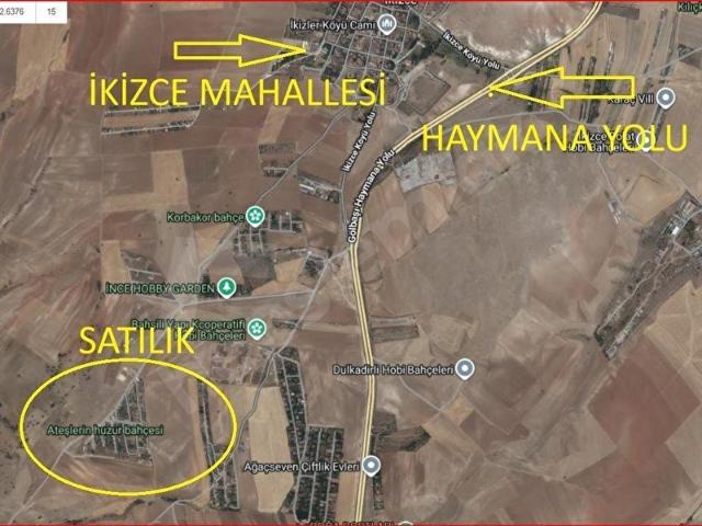 GÖLBAŞI İKİZCE MAHALLESİNDE SATLIK BAHÇE