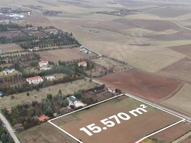 GÖLBAŞI KARAOĞLAN MAH. SATILIK 15.570 M2 TEK TAPULU TARLA
