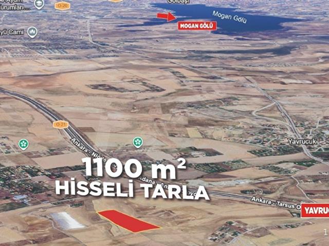 GÖLBAŞI YAVRUCUK'TA HİSSELİ SATILIK TARLA