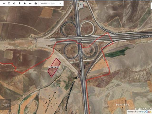 Gölbaşı, Konya Yoluna Cephe 12781m Tek Tapu Arsa