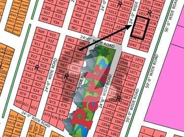 Gold Block West Open 120Sq'Yd, North Town Residency Phase 1 Plot For Sale