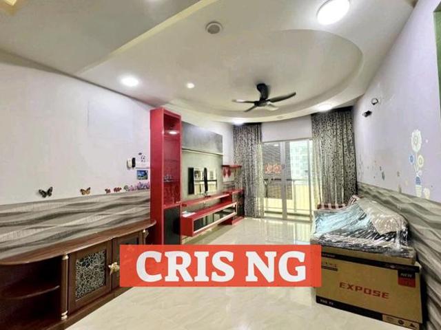 Golden Triangle 1200sf Nice Unit Fully Furnished Renovated Sungai Ara