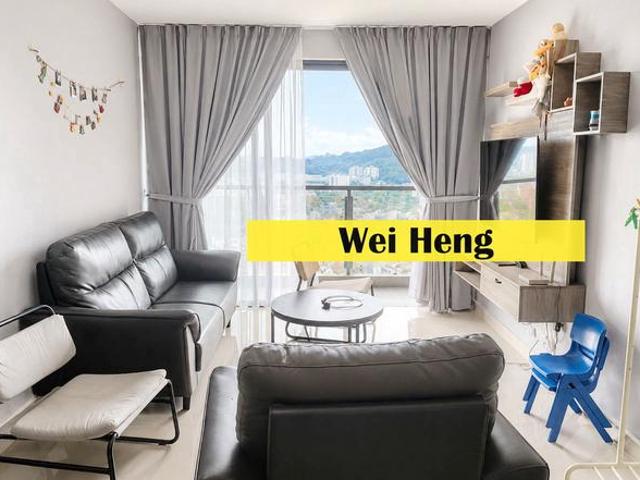 golden triangle 2 fully furnished in sungai ara for rent