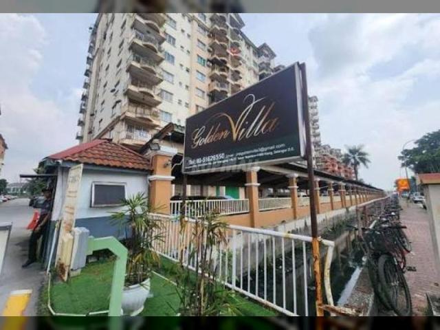 GOLDEN VILLA APARTMENT FOR RENTAL AT TAMAN SENTOSA PERDANA, KLANG