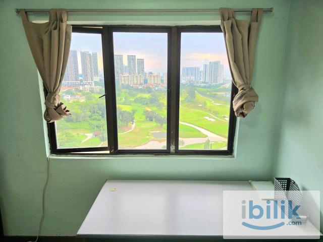 Golf view · Free Utilities · Master room · 5 mins walk to IMU & LRT · APU bus · vista komanwel c for rent