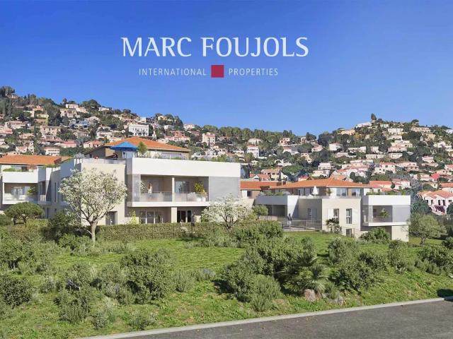 Golfe Juan Programme neuf 2 pièces, balcon et parking 48m² Vallauris