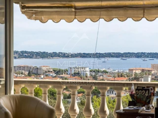GOLFE JUAN VUE PANORAMIQUE MER DUPLEX