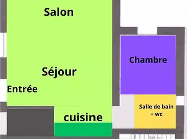 Gosné 35140 Achat / Vente appartement 2 pièces t2 terrasse