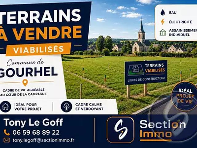 Gourhel 56800 Achat / Vente terrain