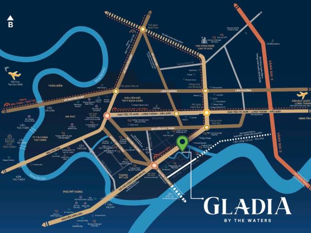Gladia Heights Mức giá rất hấp dẫn chỉ từ 3.500 USD/m² tại Quận 2 TP. HCM