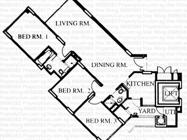 Glendale Park Condominium For Rent, $5,000, 3 Bed 3 Bath 1,249 sqft $4.00 psf