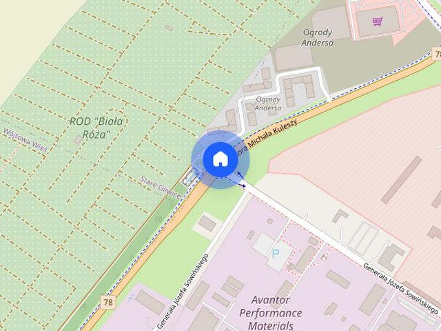 Gliwice wynajmę apartament 1 pokojowy z miejscem p