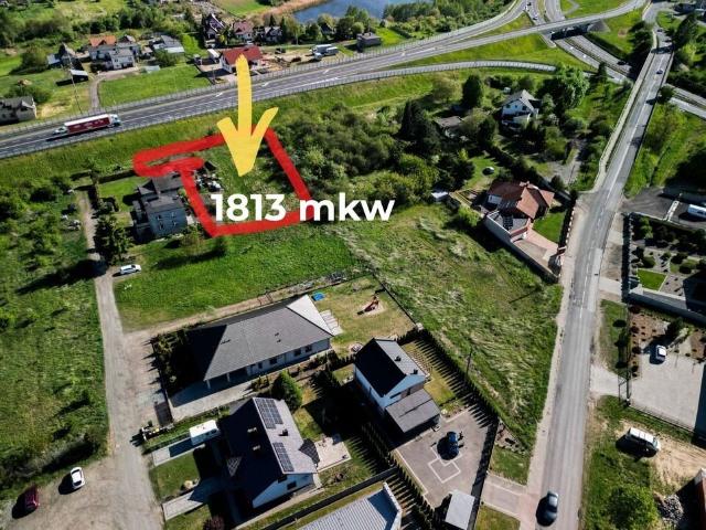 Działka 1813 m² przy DK15 w Gnieźnie polecam