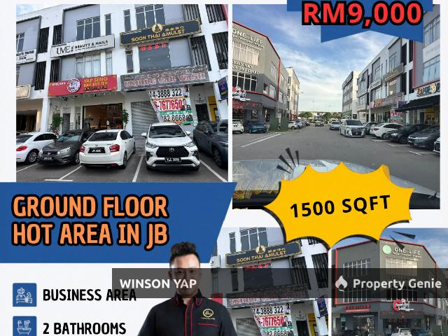 Ground Floor 3 Storey Shop Office Austin Crest JB Hot Business Area