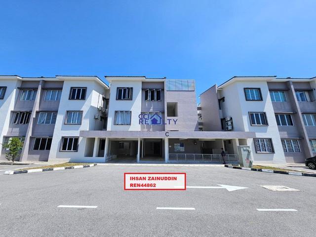 GROUND FLOOR 2 PARKING LOT GATED 3 FULLOAN Pangsapuri Enesta