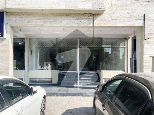 Ground Floor Commercial Shop For Sale In Bahira Town Iqbal Block Sector E