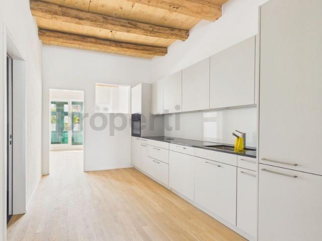 Ground floor apartment with character, high ceilings and private garden