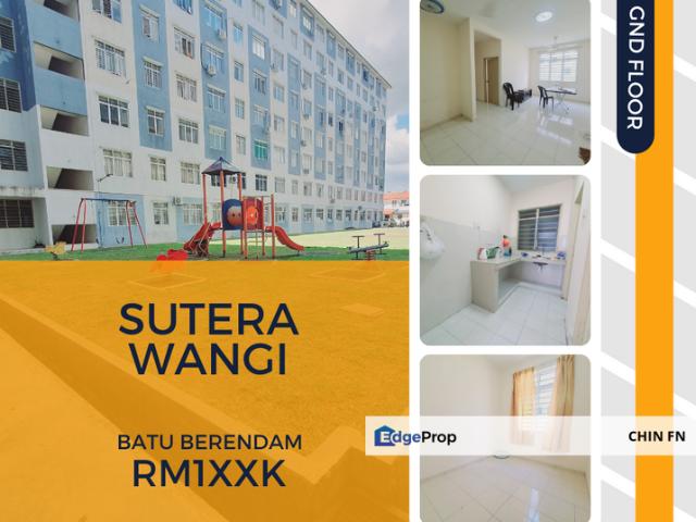 Ground Floor Good Price Pangsapuri Sutera Wangi Batu Berendam