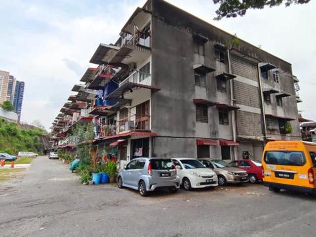 GROUND FLOOR FREEHOLD Flat Blok H Taman United Kuala Lumpur