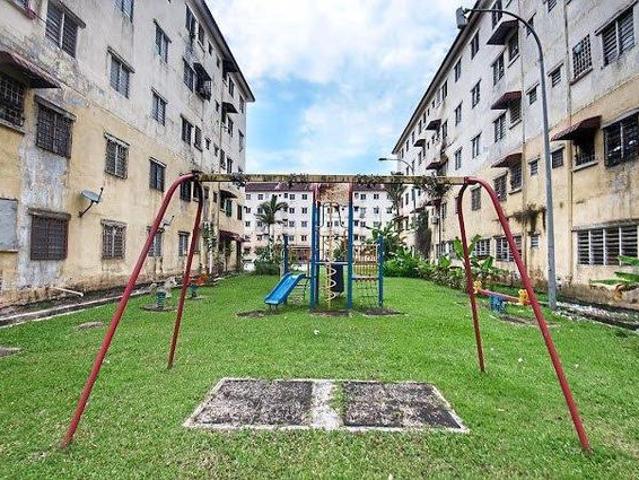GROUND FLOOR MURAH Flat Saujana Mawar Taman Alam Jaya Puncak Alam