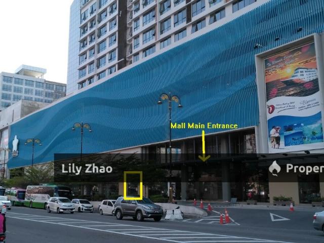Ground Floor Retail Shop 1,100 Sf with Road Frontage for Rent in Oceanus Waterfront Mall, KK City Dowtown