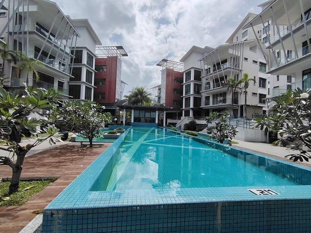 Ground floor with garden terrace Alam Desa Park Village condominium