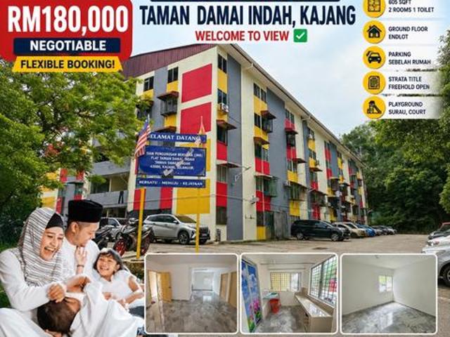 GROUND FLOORFlat Taman Damai Indah Kajang