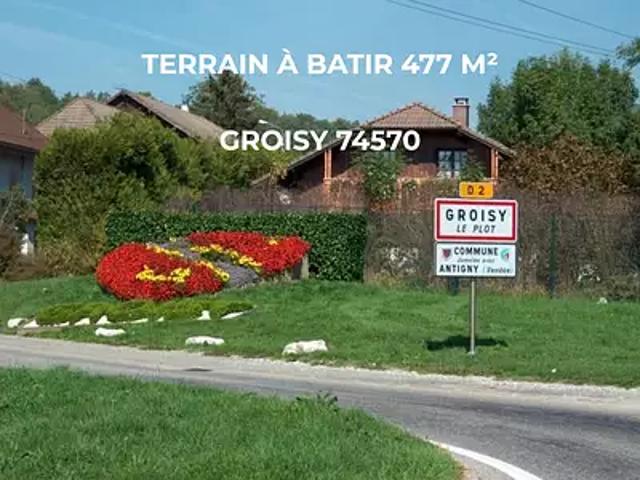 Groisy 74570 Achat / Vente terrain