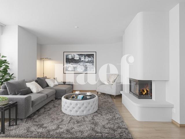 Große 7 Zimmer Penthouse Wohnung mit hervorragender Terrasse zum Verkauf in Villars sur Glâne