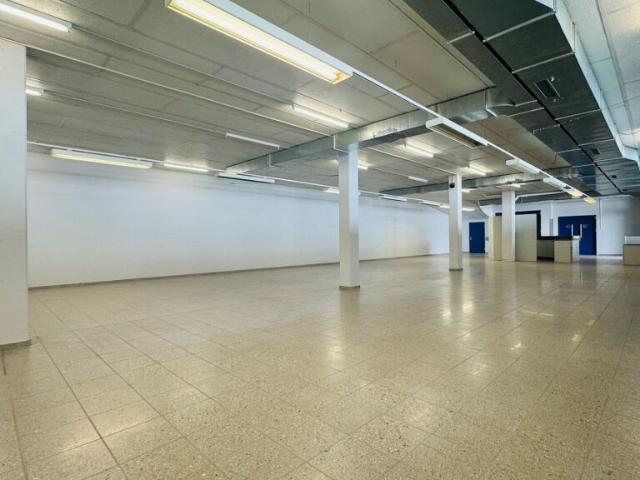 Grosse Gewerbefläche im EG mit Rampe, 3 Räumen und Parkplätzen sofort verfügbar