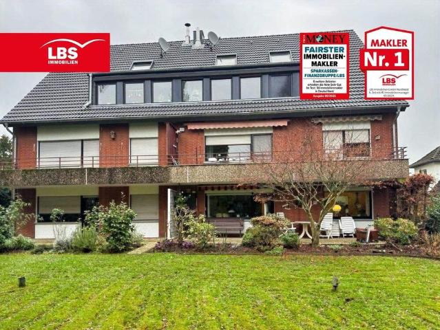 Große Erdgeschosswohnung mit Balkon, Gartenblick und Garage!