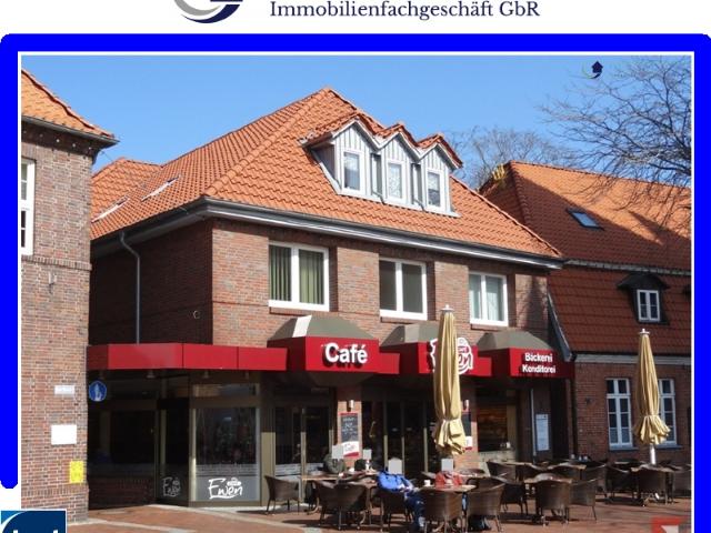 große Oberwohnung mit Dachterrasse im Zentrum von Westerstede