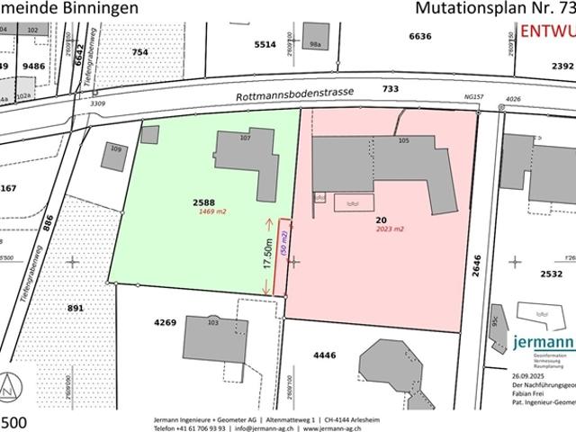 Grosse Parzelle für nur 1 grosses, luxuriöses Einfamilienhaus