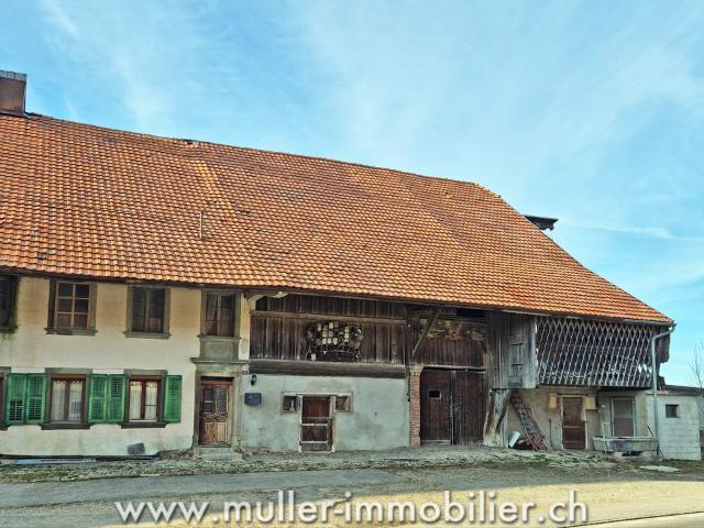 Großes Bauernhaus zum Renovieren, nur wenige Minuten von Bulle entfernt