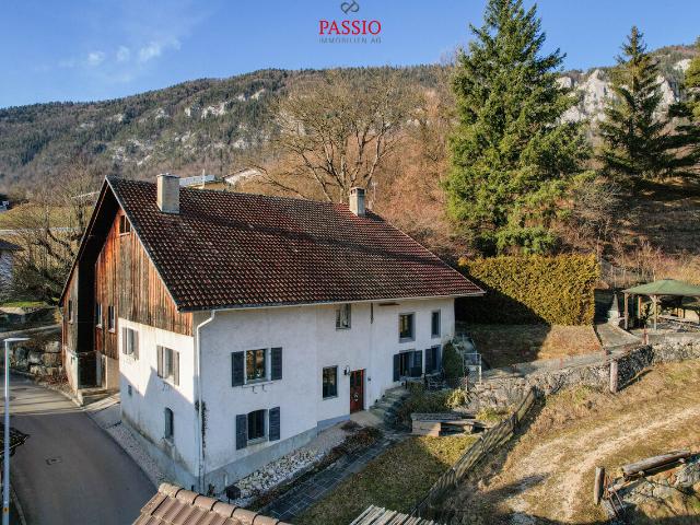 Grosses 8 Zimmer Bauernhaus mit Gartenidylle und viel Potenzial