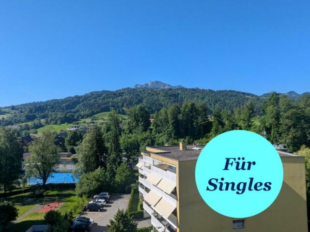 Grosszügige 1.5 Zimmerwohnung mit herrlicher Aussicht
