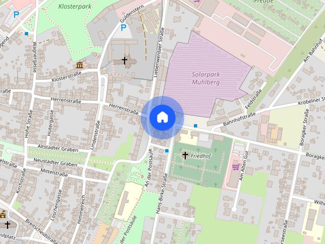 Großzügige 2 Raum Wohnung in toller Lage