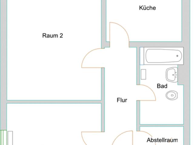 Großzügige 2 Zimmer Wohnung in Darmstadt Eberstadt jetzt frei!