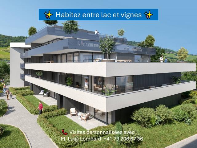 Grosszügige 2.5 Zimmerwohnung NEU mit Terrasse und Garten, nur einen Steinwurf vom Genfersee entfernt