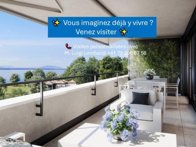 Grosszügige 3.5 Zimmerwohnung mit neuer Vierung mit Terrasse und schönem Blick auf den See