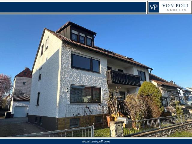 Großzügige und lichtdurchflutete Etagenwohnung mit Balkon und Garage