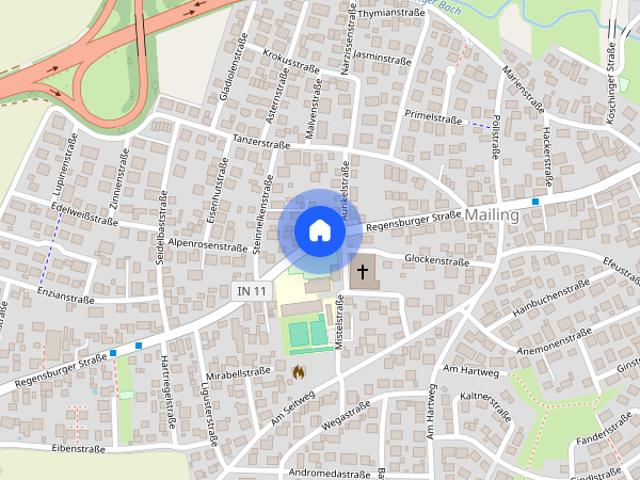 Großzügige Dachgeschosswohnung mit Balkon in Ingolstadt / Mailing