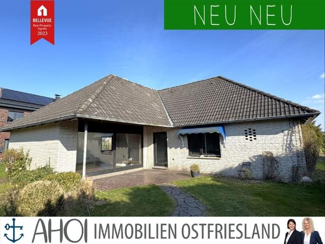 Großzügiger Winkelbungalow mit viel Platz, lichtdurchfluteten Räumen & Doppelgarage Nähe Kanal!