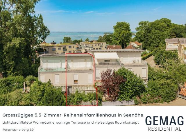 Grosszügiges 5.5 Zimmer Reiheneinfamilienhaus in Seenähe