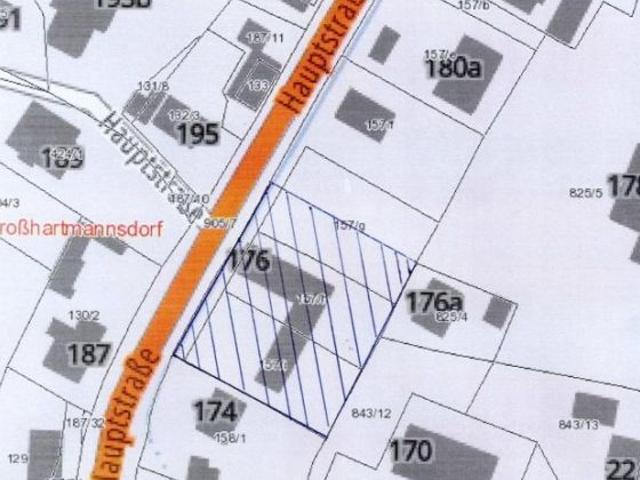 Großzügiges Baugrundstück 2200 m² in Großhartmannsdorf voll erschlossen