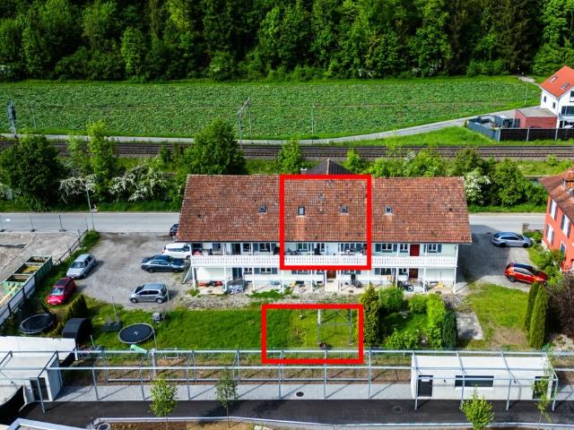 Grosszügiges Wohnen auf zwei Etagen mit Gartenanteil