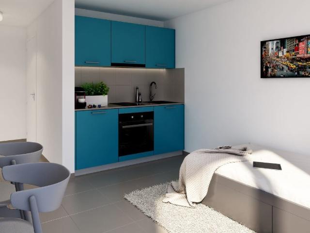 Gratte Ciel à 100 m du métro A – Appartement neuf 27 m², opportunité à saisir ! 1 pièce, 30 m²